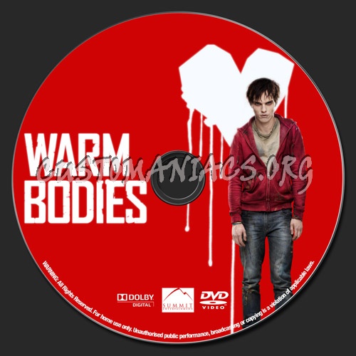 Warm Bodies dvd label