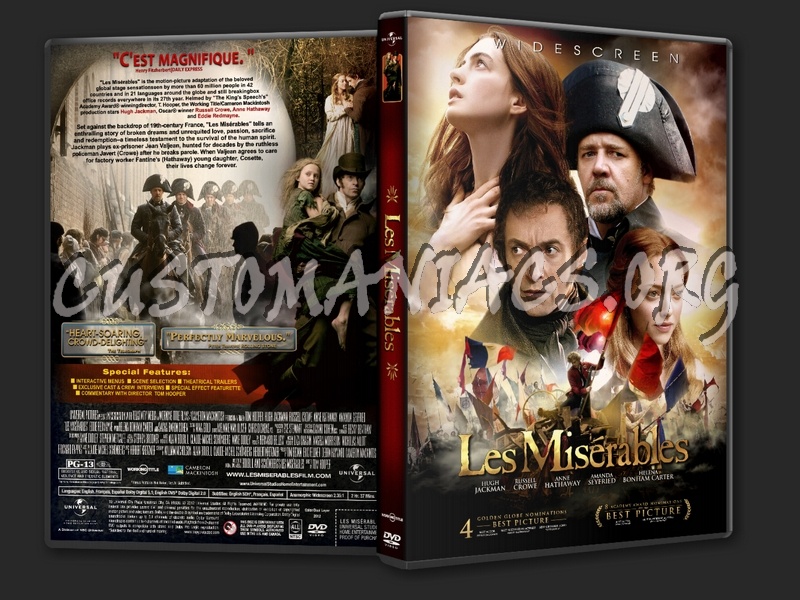 Les Misrables (2012) dvd cover