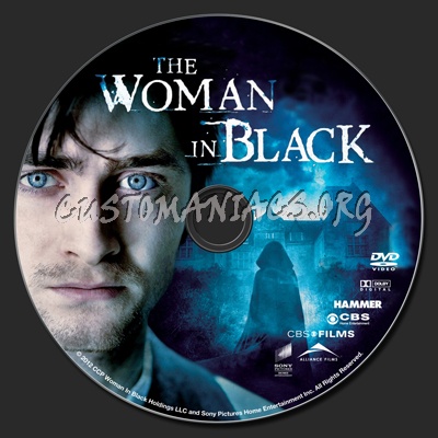 The Woman In Black dvd label