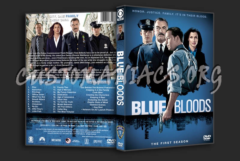 Blue Bloods - Season 1 dvd cover