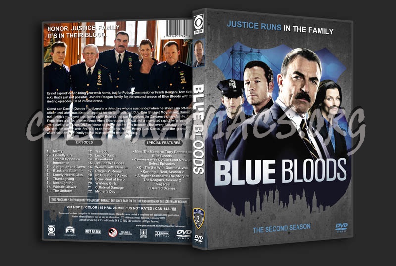 Blue Bloods - Season 2 dvd cover
