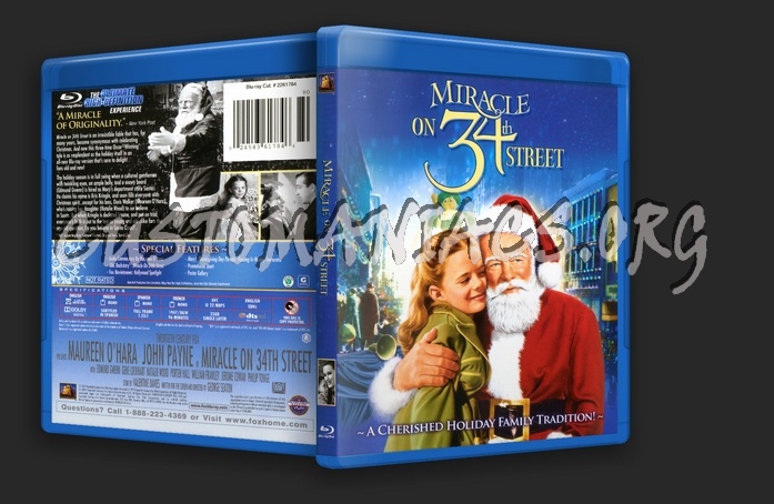 Miracle on 34th Street blu-ray cover