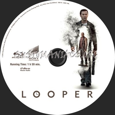 Looper blu-ray label