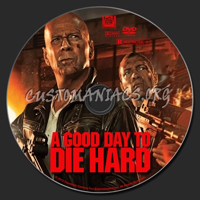 A Good Day To Die Hard dvd label