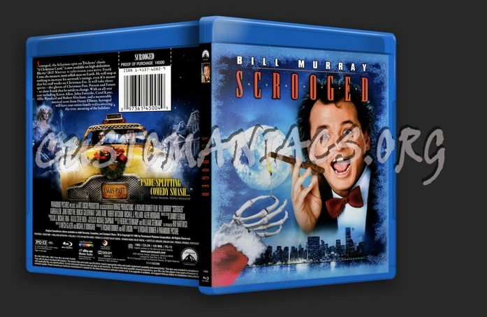 Scrooged blu-ray cover