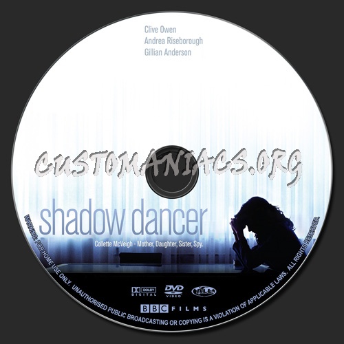 Shadow Dancer dvd label