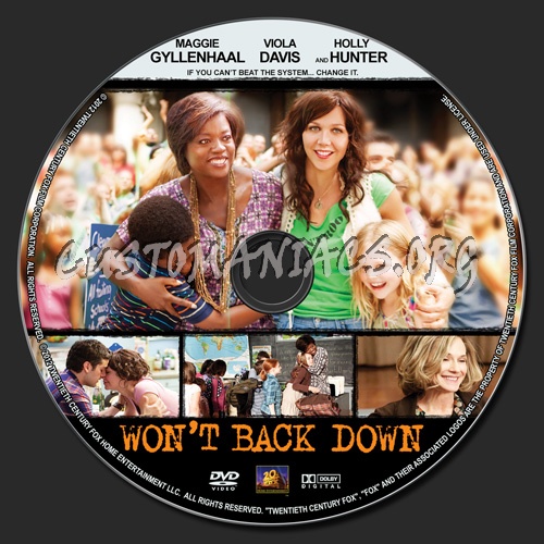 Won't Back Down dvd label