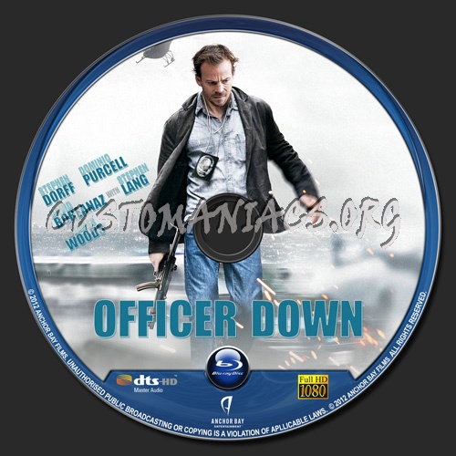 Officer Down blu-ray label