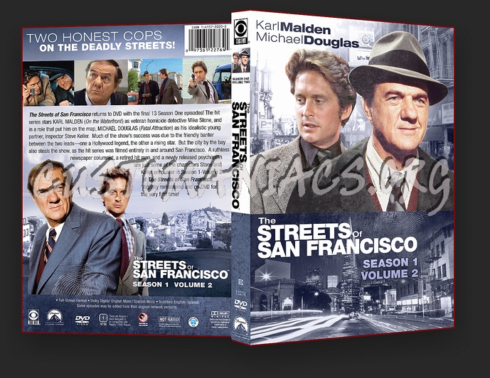 The Streets Of San Francisco Season 1 Volume 2 dvd cover