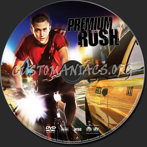 Premium Rush dvd label