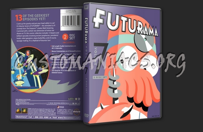 Futurama Season 7 dvd cover
