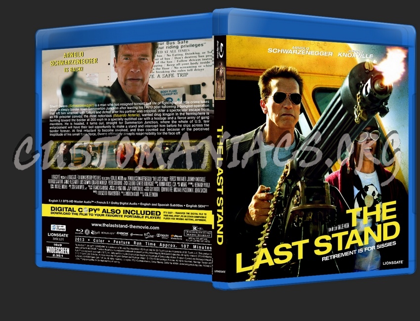 The Last Stand blu-ray cover