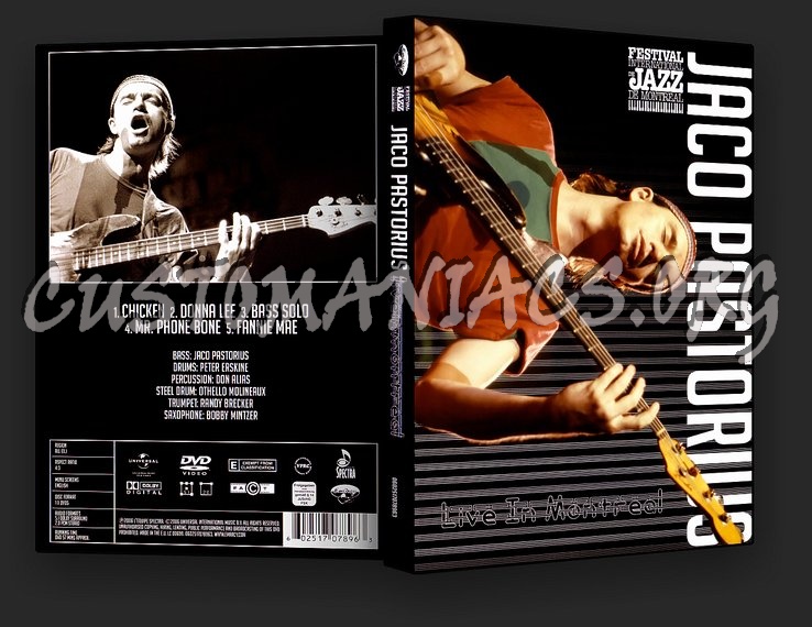 Jaco Pastorius Live In Montreal dvd cover