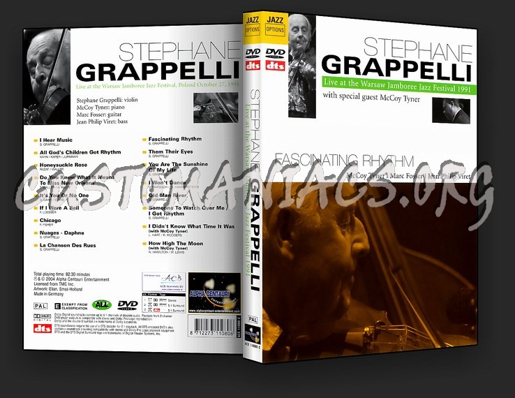 Stephane Grappelli Fascinating Rhythm dvd cover