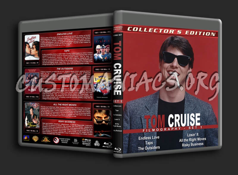 Tom Cruise Filmography - Set 1 blu-ray cover