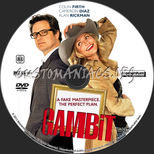 Gambit dvd label