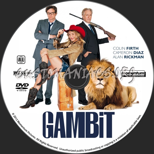 Gambit dvd label