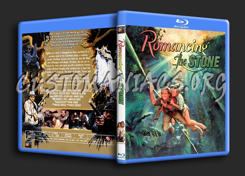 Romancing the Stone blu-ray cover