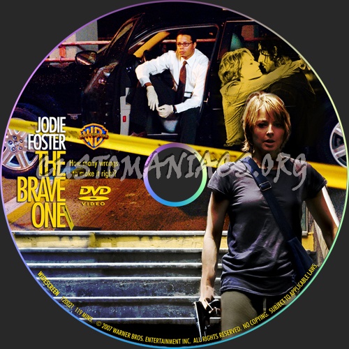 The Brave One dvd label