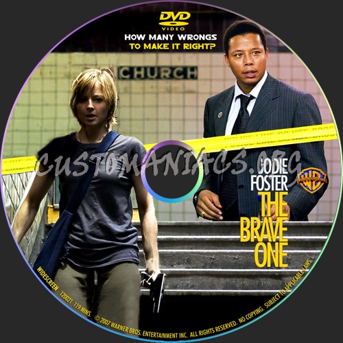 The Brave One dvd label