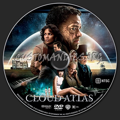 Cloud Atlas dvd label