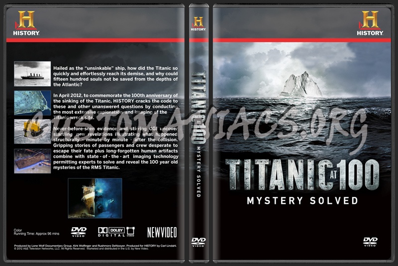 Titanic At 100 Mystery Solved dvd cover