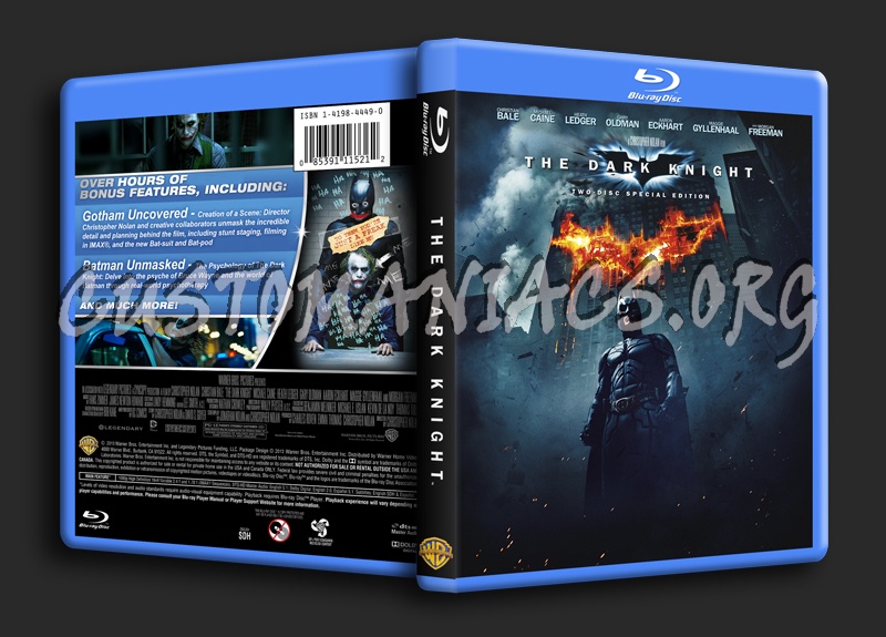 The Dark Knight blu-ray cover