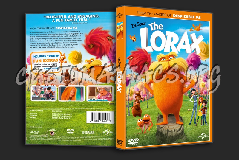 The Lorax dvd cover