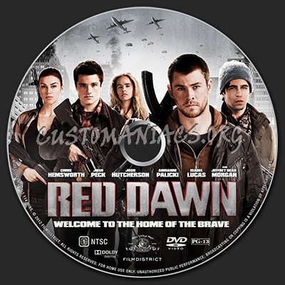 Red Dawn dvd label