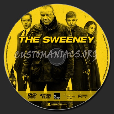 The Sweeney dvd label