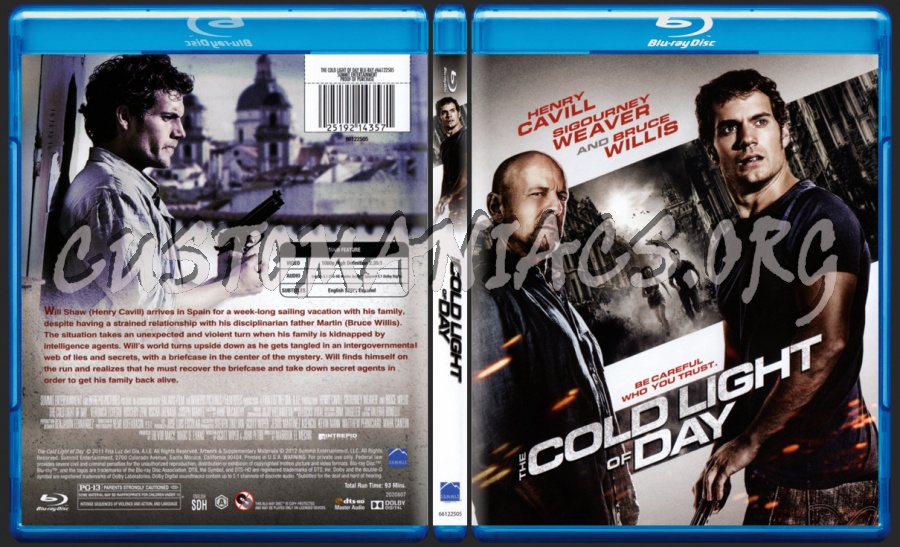 The Cold Light of Day blu-ray cover