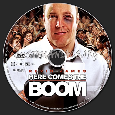 Here Comes the Boom dvd label