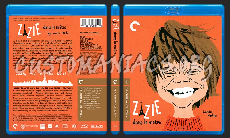 570 - Zazie Dans Le Mtro blu-ray cover