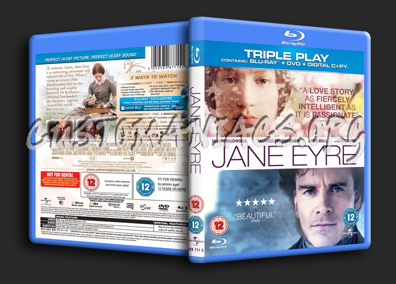 Jane Eyre blu-ray cover