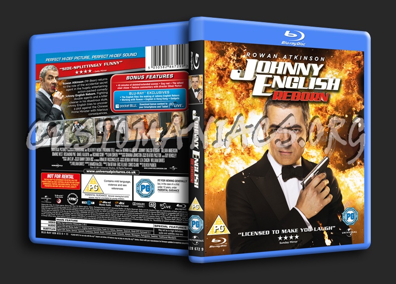 Johnny English Reborn blu-ray cover