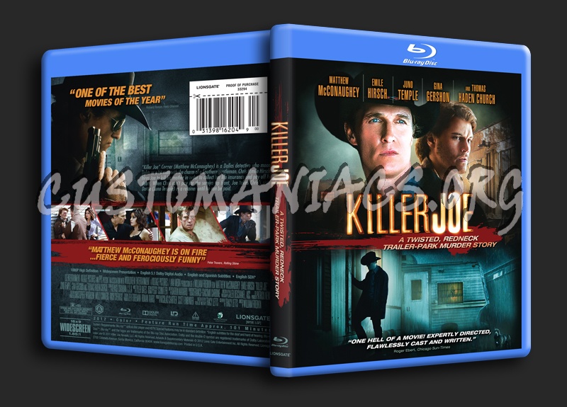 Killer Joe blu-ray cover