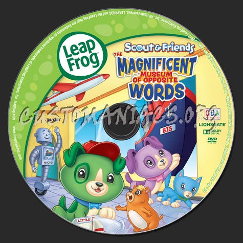 Leap Frog The Magnificent Museum of Opposite Words dvd label