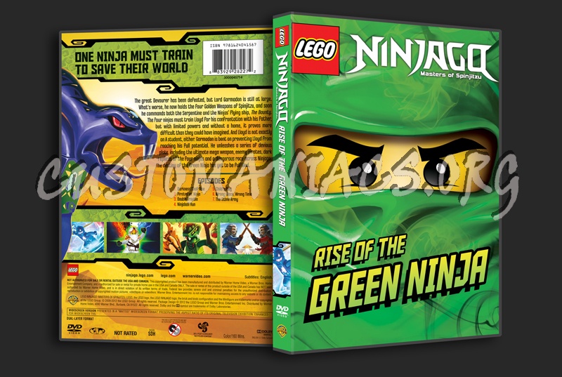 Lego Ninjago Masters of Sinjitzu Rise of the Green Ninja dvd cover