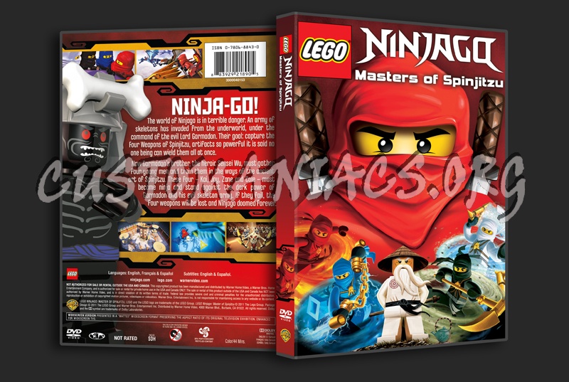 Lego Ninjago Masters of Spinjitzu dvd cover