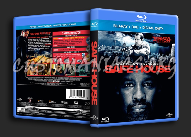 Safe House blu-ray cover