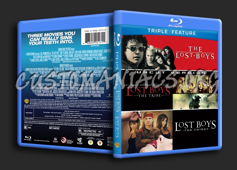 Lost Boys / Lost Boys the Tribe / Lost Boys The Thirst blu-ray cover