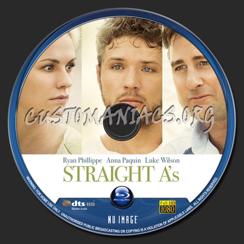 Straight As blu-ray label