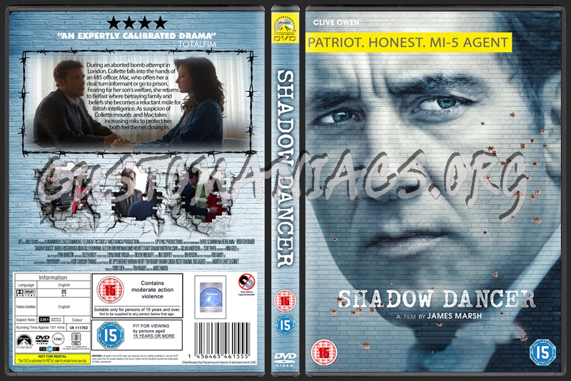 Shadow Dancer dvd cover