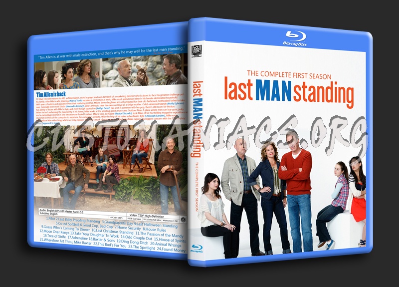 Last Man Standing Season One blu-ray cover