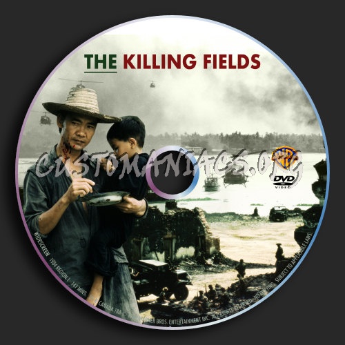The Killing Fields dvd label