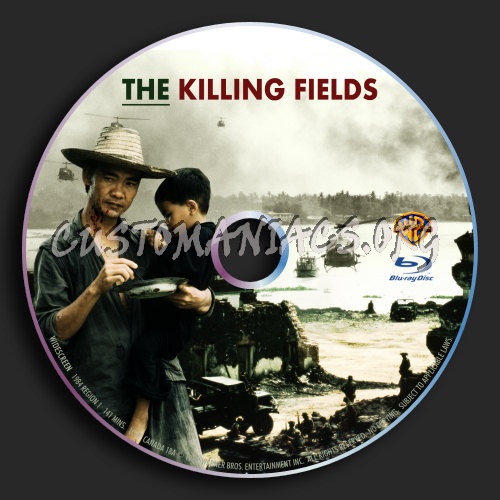 The Killing Fields blu-ray label