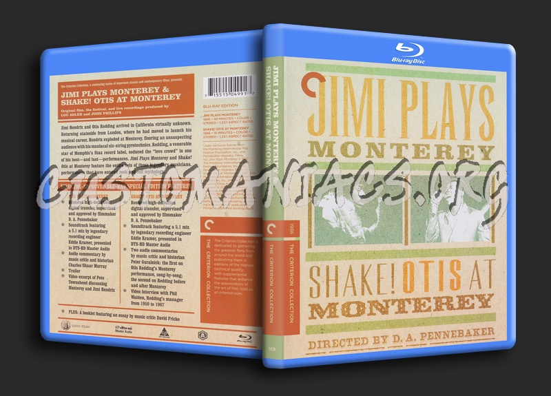 169 - Jimi Plays Monterey & Shake! Otis at Monterey dvd cover