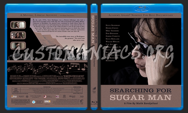 Searching For Sugar Man blu-ray cover