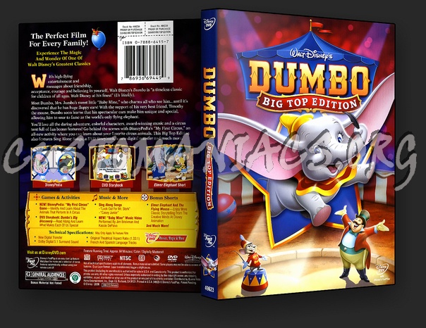 Dumbo ( Big Top Edition ) dvd cover