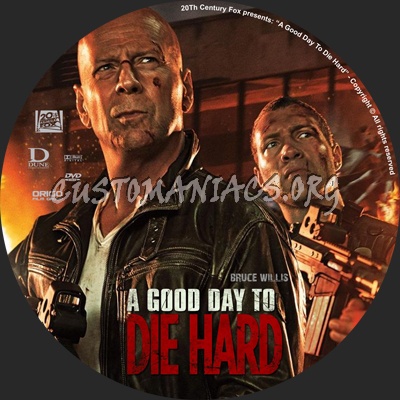 A Good Day To Die Hard dvd label